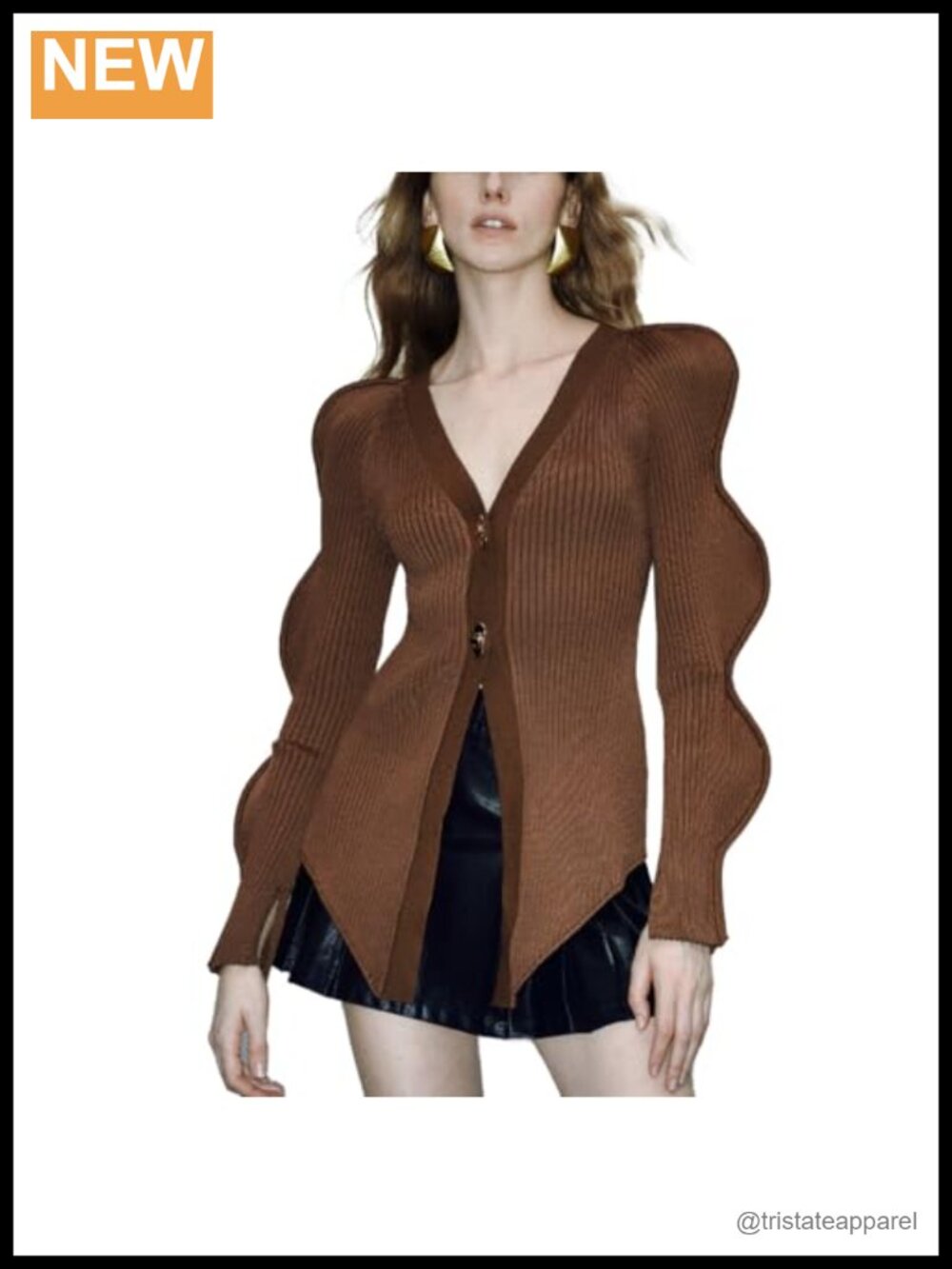 Women's Knit Cardigan Sweater V-Neck Long Sleeve Button Front Open Lightweight